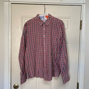 Men’s American Rag, large blue and red shirt.